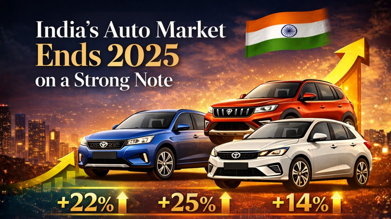 India Car Sales Remain Strong in December 2025