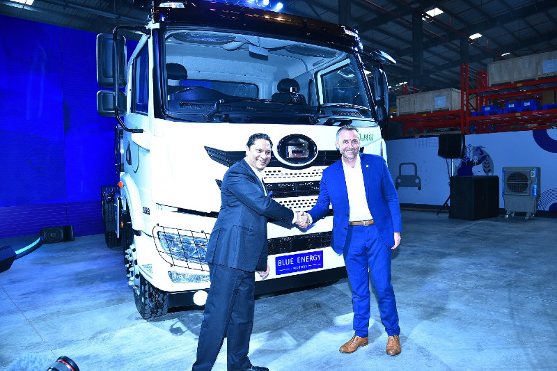 Blue Energy Motors Rolls Out India’s First LNG-Fuelled Truck