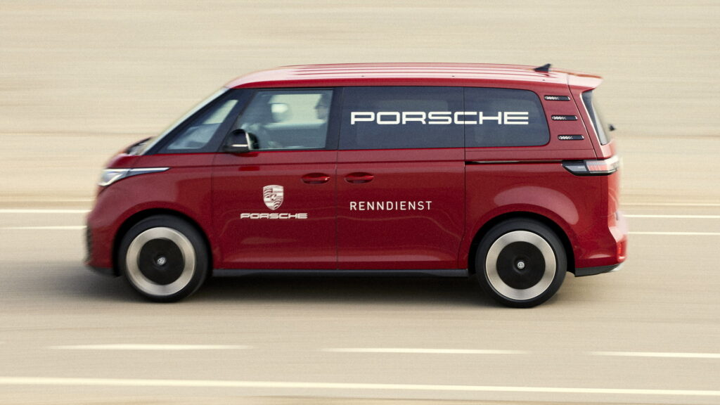 Https Wwwcarscoopscom Wp-content Uploads 2023 03 Porsche-renndienst-vw-id-buzz-and-porsche-taycan-5s-1024x576jpg