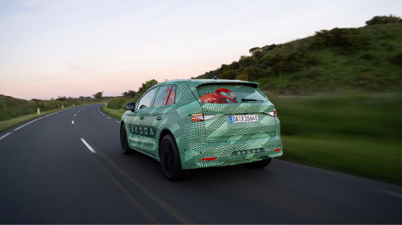 Skoda Elroq Rear Camoflagedjpg