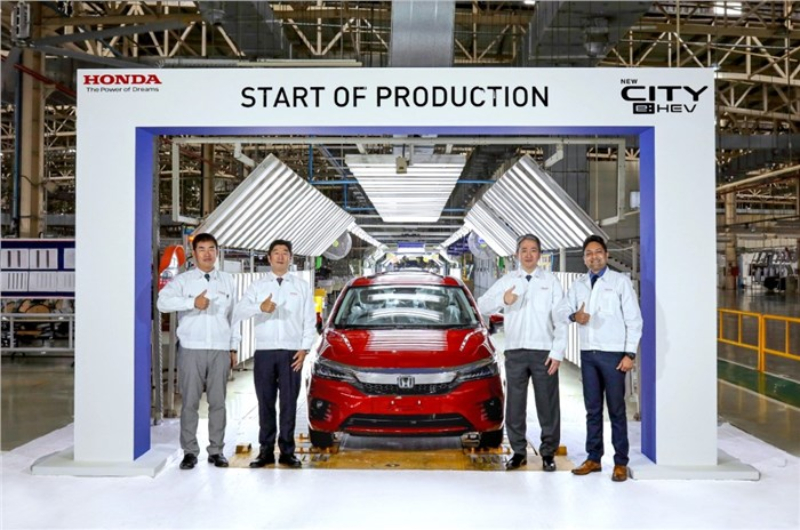 Upcoming Honda City e:HEV Hybrid Enters Production In India