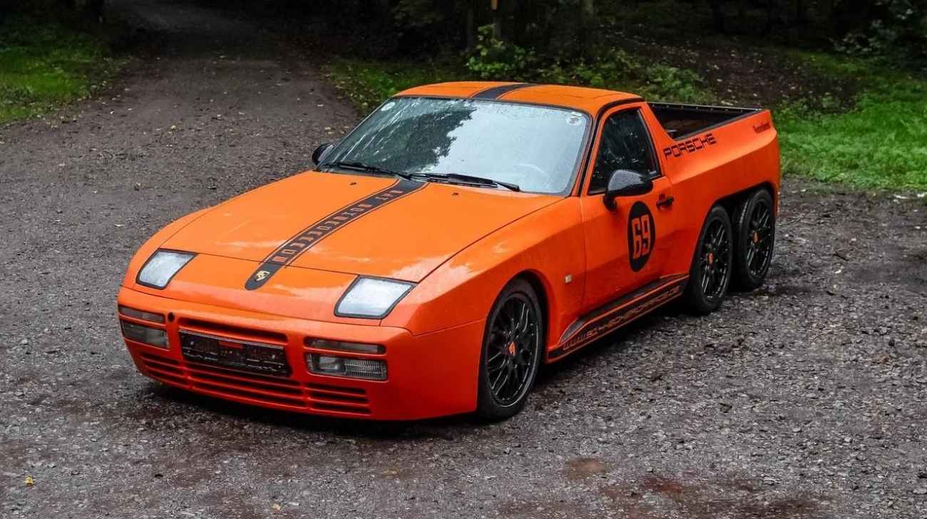 Porsche 944 Pickup With Six Wheels? It’s Real, And It’s Weird.