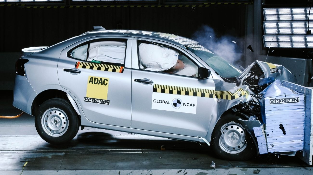 Maruti Suzuki Dzire Achieves 5-Star Global NCAP Safety Rating