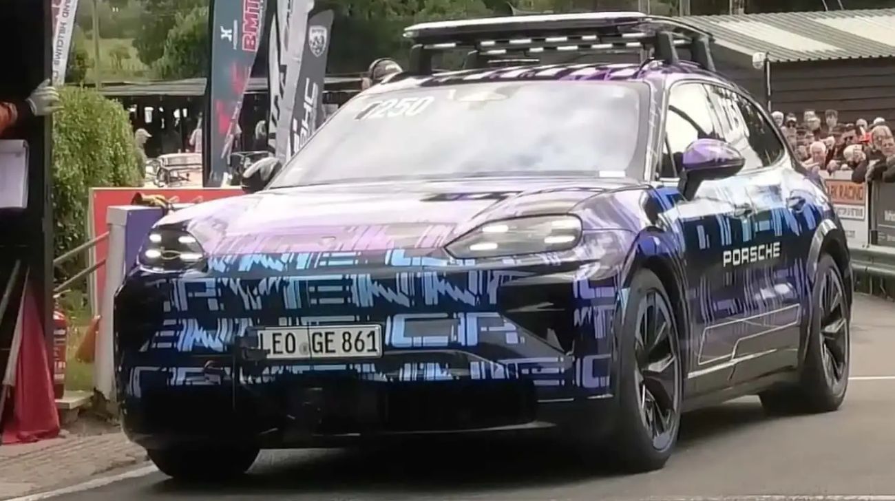 Porsche Cayenne EV Secretly Climbs Into the Record Books