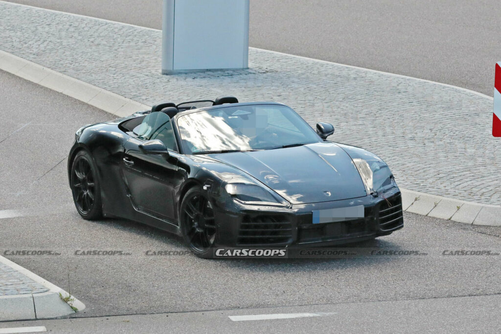 2025 Porsche 718 Boxter EV spied