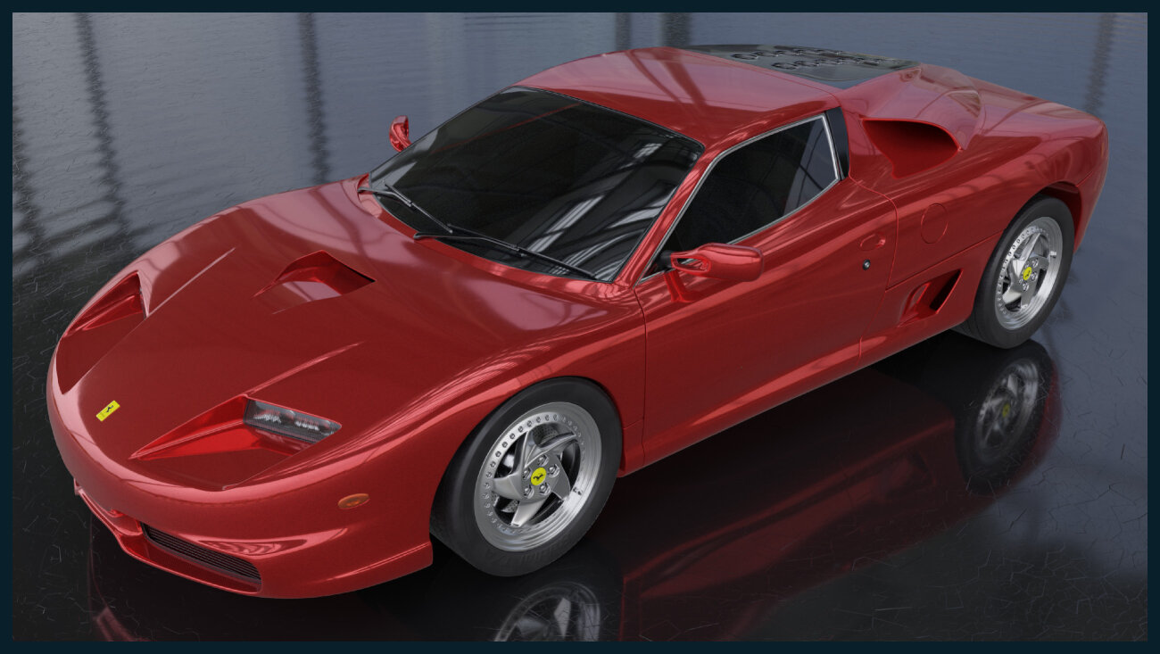 An Off-The-Record Ferrari Model | The Ferrari FX