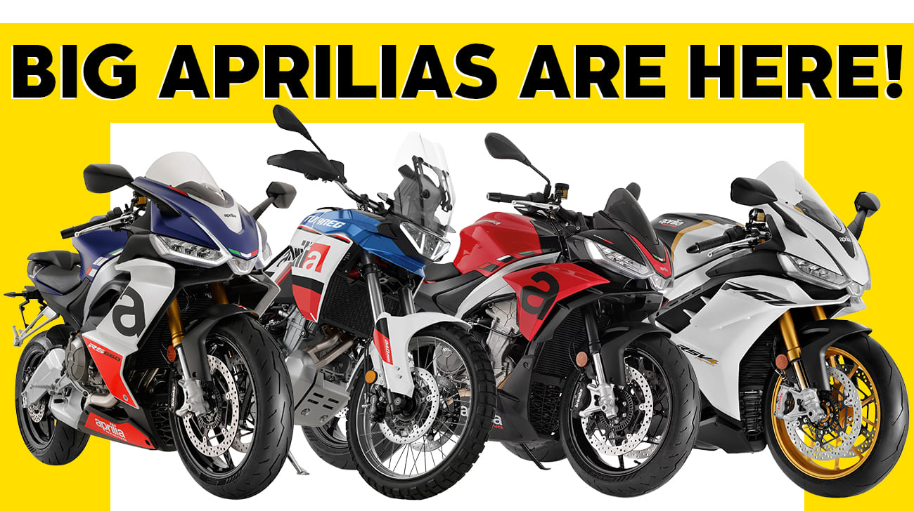 Aprilia’s Big Guns are Here But There’s a Huge Catch