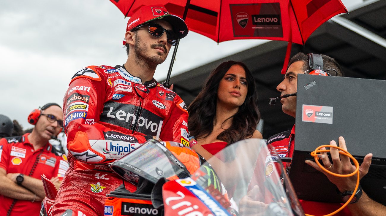 Bagnaia Blazes to New Lap Record, Aprilia Impresses in Tense Dutch GP Second Practice