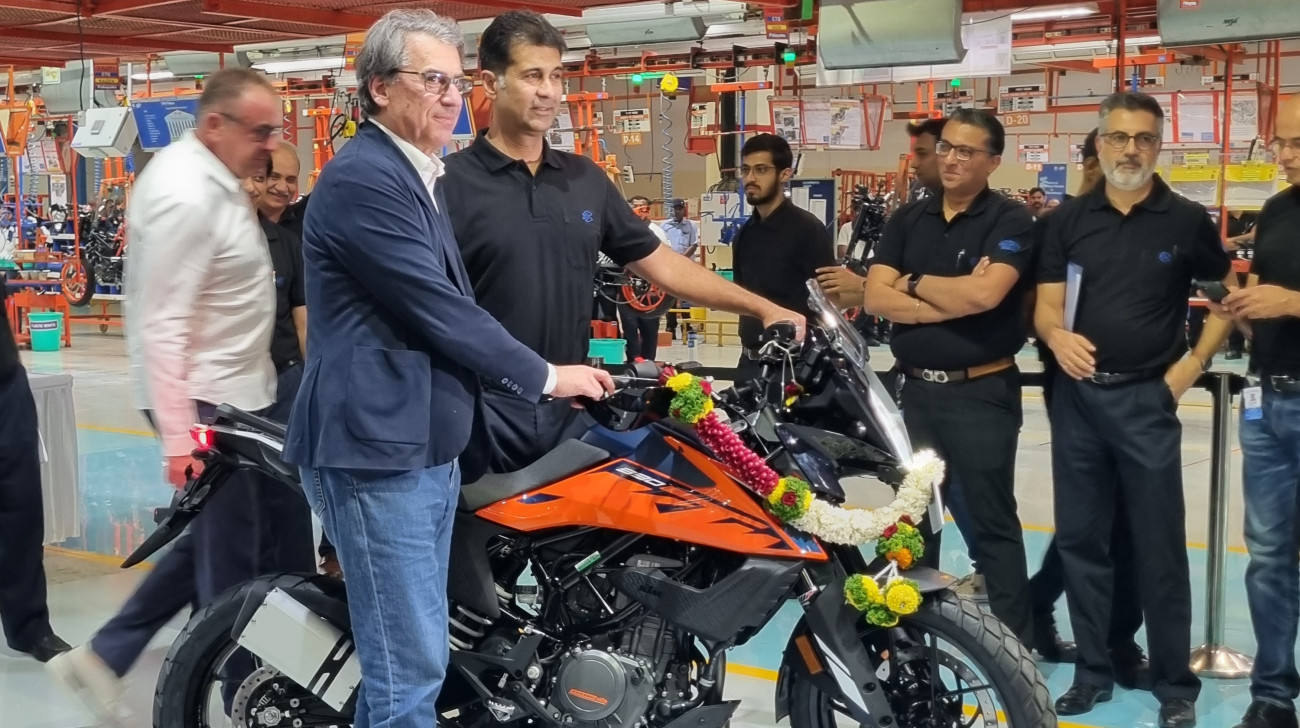 Bajaj-KTM Partnership Reaches One Million Production Milestone 