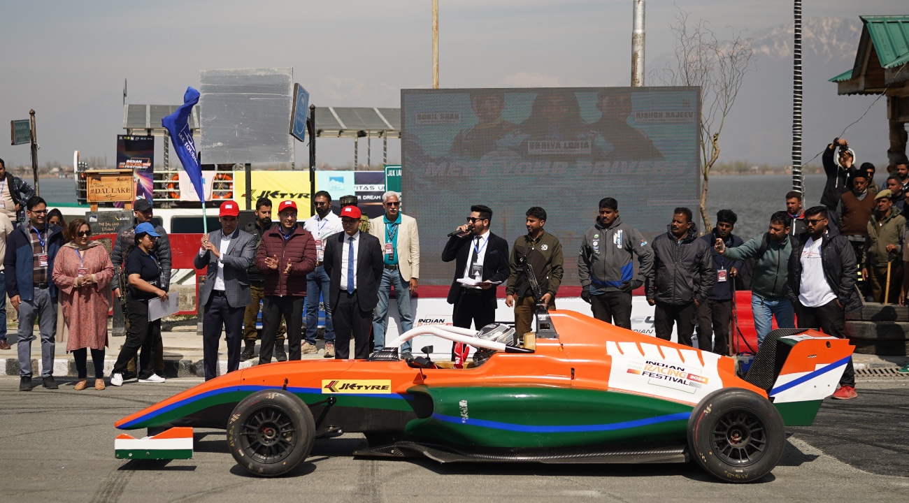 Indian Racing Festival | RPPL & JK Tyre Host Maiden Showrun In Srinagar