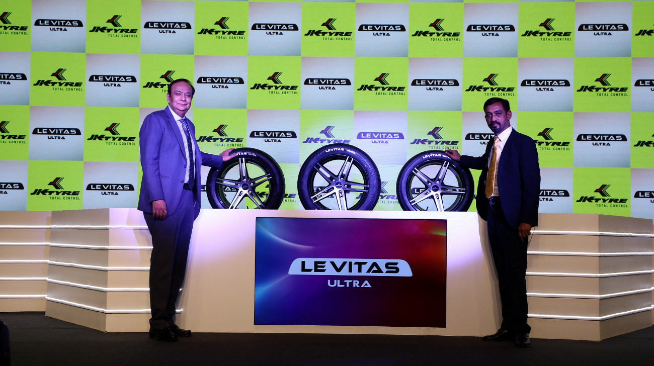 JK Tyre Unveils 'Levitas Ultra' Premium Tyres For the Indian Market