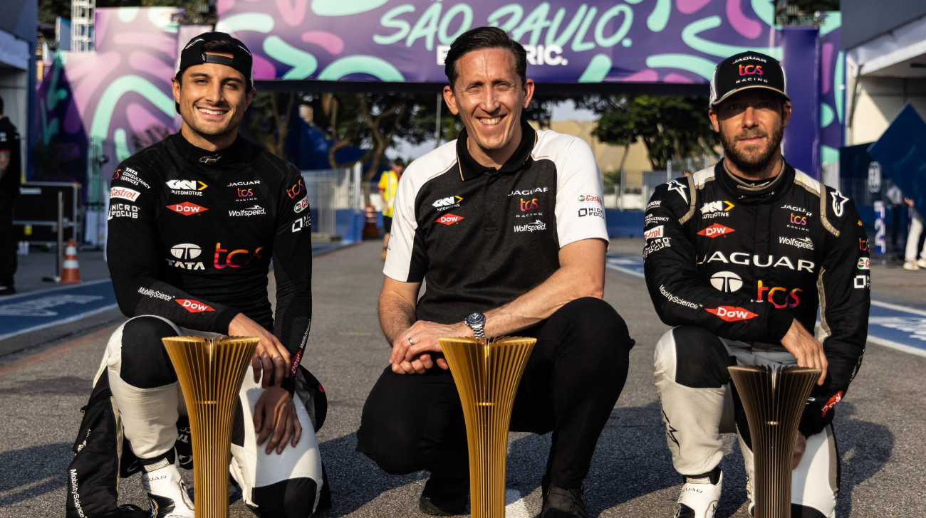 TCS Jaguar Racing Dominates Inaugural Brazilian E-Prix