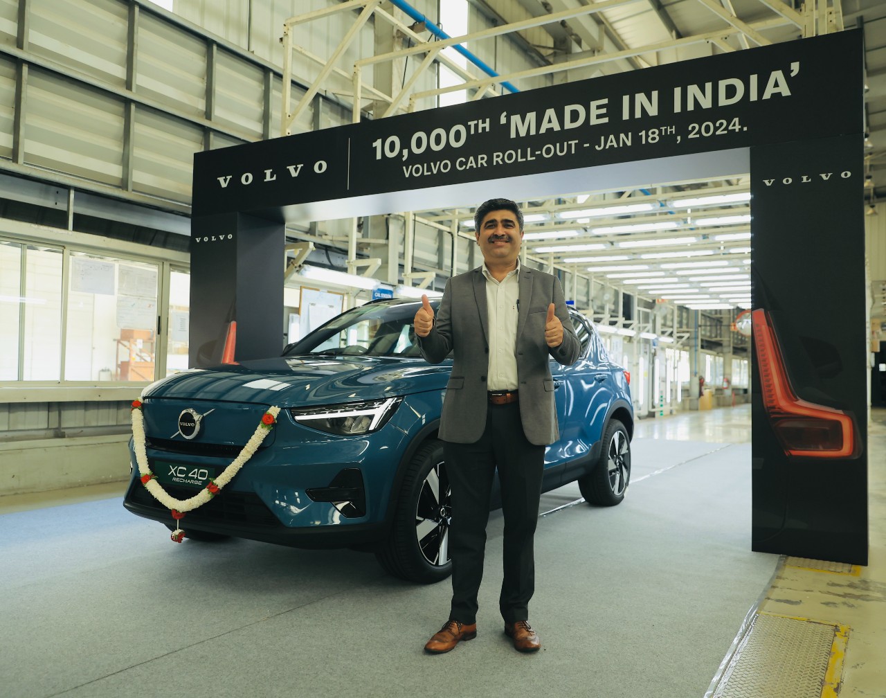 Volvo's Perfect 10K - 10,000th Make In India Volvo Is Out! 