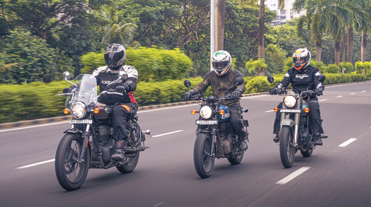 Royal Enfield Hunter 350 vs Classic 350 vs Meteor 350 | Sibling Squabble
